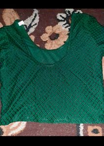 Green Long Sleeve Top