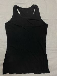 Cotton Tank Top Black