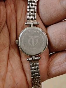 Original Titan Silver Watch