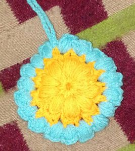 Handmade Crochet Flower Coaster