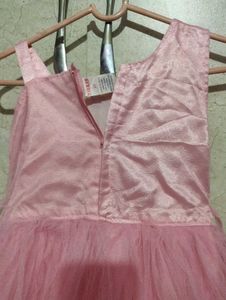 Pink Flower Girl Dress