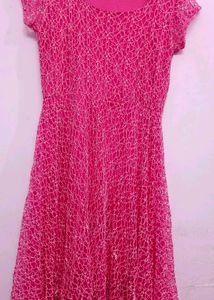 Beautiful High Low Net Dress