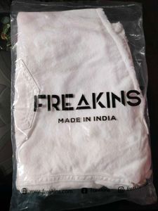 Plus-size Freakins White Denim Shorts (NEW)