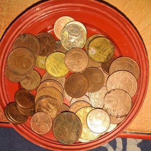50 Coins Of Euro Cents