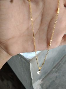 Gold  Plated Chain Necklace