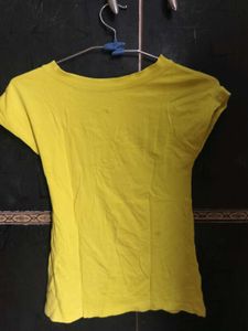 Yellow Graphic Tee