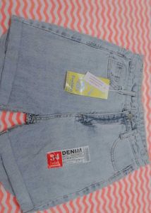 Light Wash Denim Shorts