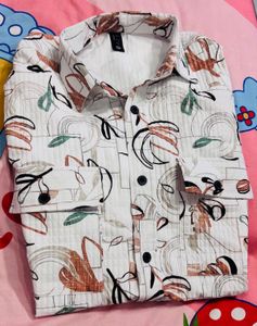 Multicolour Shirt Full sleeve Double Pocket