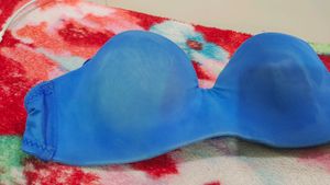 Blue Push Up Bra