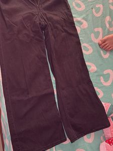 Wide Leg Black Jeans