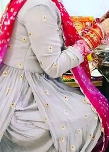 Nyra Cut Suit With Heavy Palazzo And Dupatta.