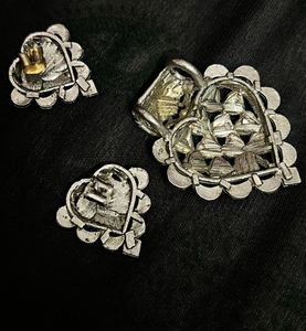 Heart Pendant &amp; Earring Set