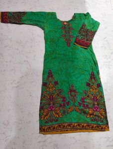 Pure Cotton Printed Kurta Plazo &amp; Dupatta Set