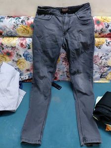 Gray Denim Jeans