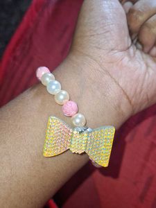 Bow And Spiral Bracelets (Set Of 2)