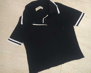 Black NAIN Polo Top