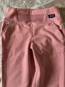 Pink High Waisted Dress Pants