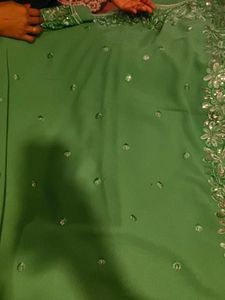 Green Saree