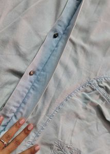 Tokyo Talkies Oversize Korean Style Denim Top