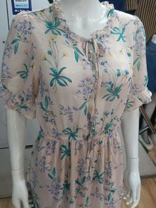 Knee Length Floral Dress