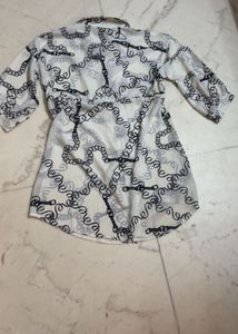 Chic Chain Print Dress