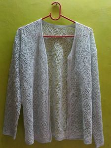 Light Blue Knit Cardigan