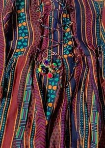 SHORT KURTI WITH LATKAN
