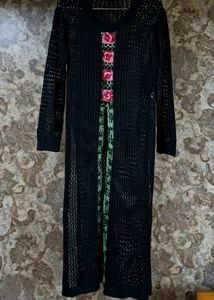 Hand Crochet Kurta 🖤🌸