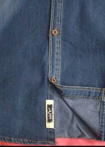 Denim Button-Down Shirt