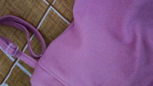 Pink Drawstring Detail Dress