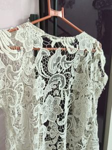 White Net Jecket For Women