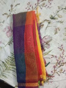 Women Poly silk Checkered Duppata