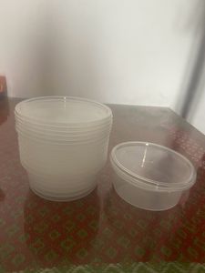 Plastic Food Container 10pcs Rs.90