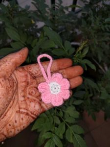 Pink Flower Charm