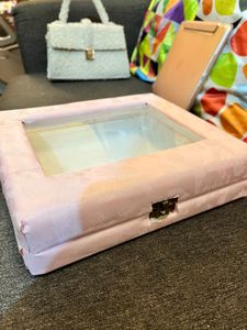 Pink And White Storage Box