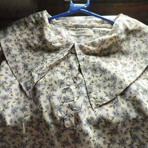 Floral Peter Pan Collar Blouse
