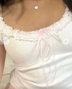 🌸 White Lace Top