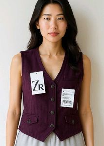 Stylish Purple Vest