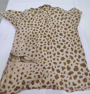 Leopard Print Shirt Cotton