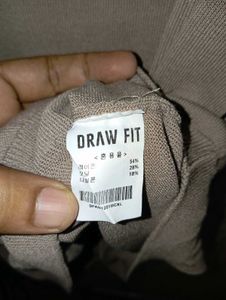 DRAW FIT knitwear oat beige tshirt