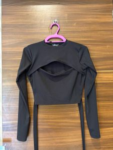 Front Cut Black Top