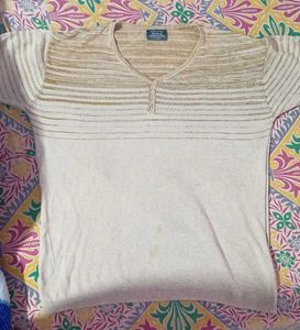 Striped Knit T-Shirt