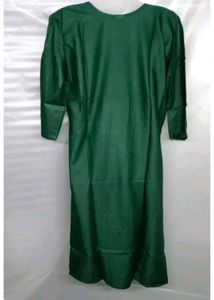 Green Chicken Kari Work Kurti