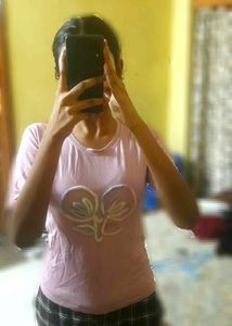 Cute Pink Graphic Tee