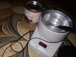 Wax Machine With Spetula,Strips And Liquid Wa×