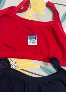 Girls Beginners Sports Bra Set Of 2