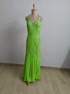 Neon Green Maxi Dress