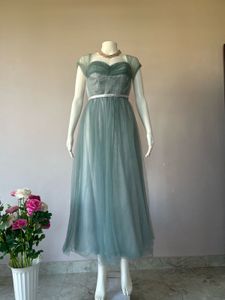 Elegant Green Tulle Dress FIXED PRICE