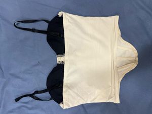 Chic Dual-Tone Corset Top