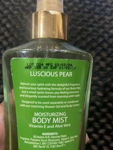 Luscious Pear Body Mist